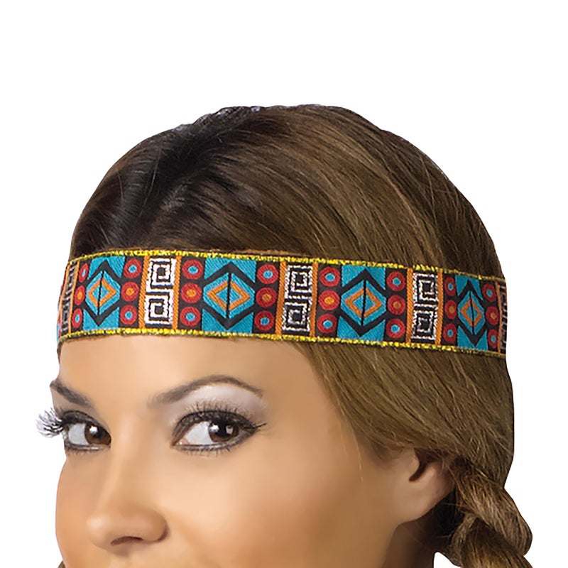Fun World womens Native American Costume, Brown, Small Medium 2-8 US - Image 4